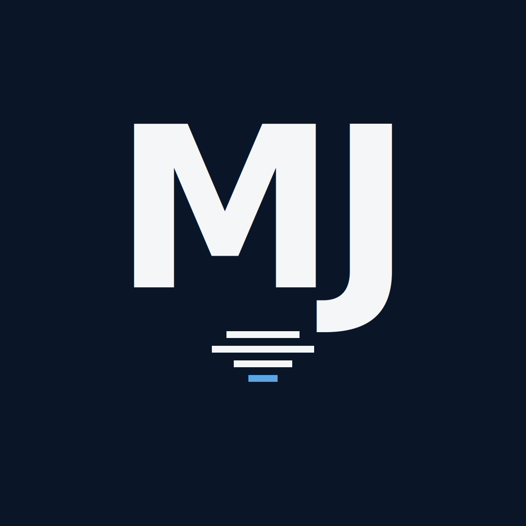Logotipo MJ Climatização